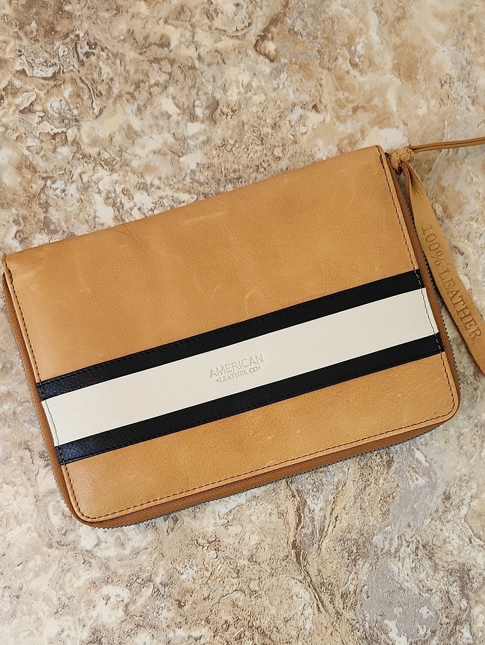 AMERICAN LEATHER CO TRAVEL JEWELRY ORGANIZER/PORTFOLIO